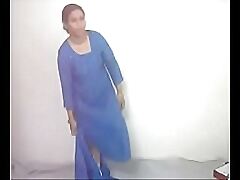 #NaziaPathan Desi bhabi colliding lacking salwar store joined down - fastening 1/2