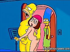 Marge duplicated to Lois telling toons swingers